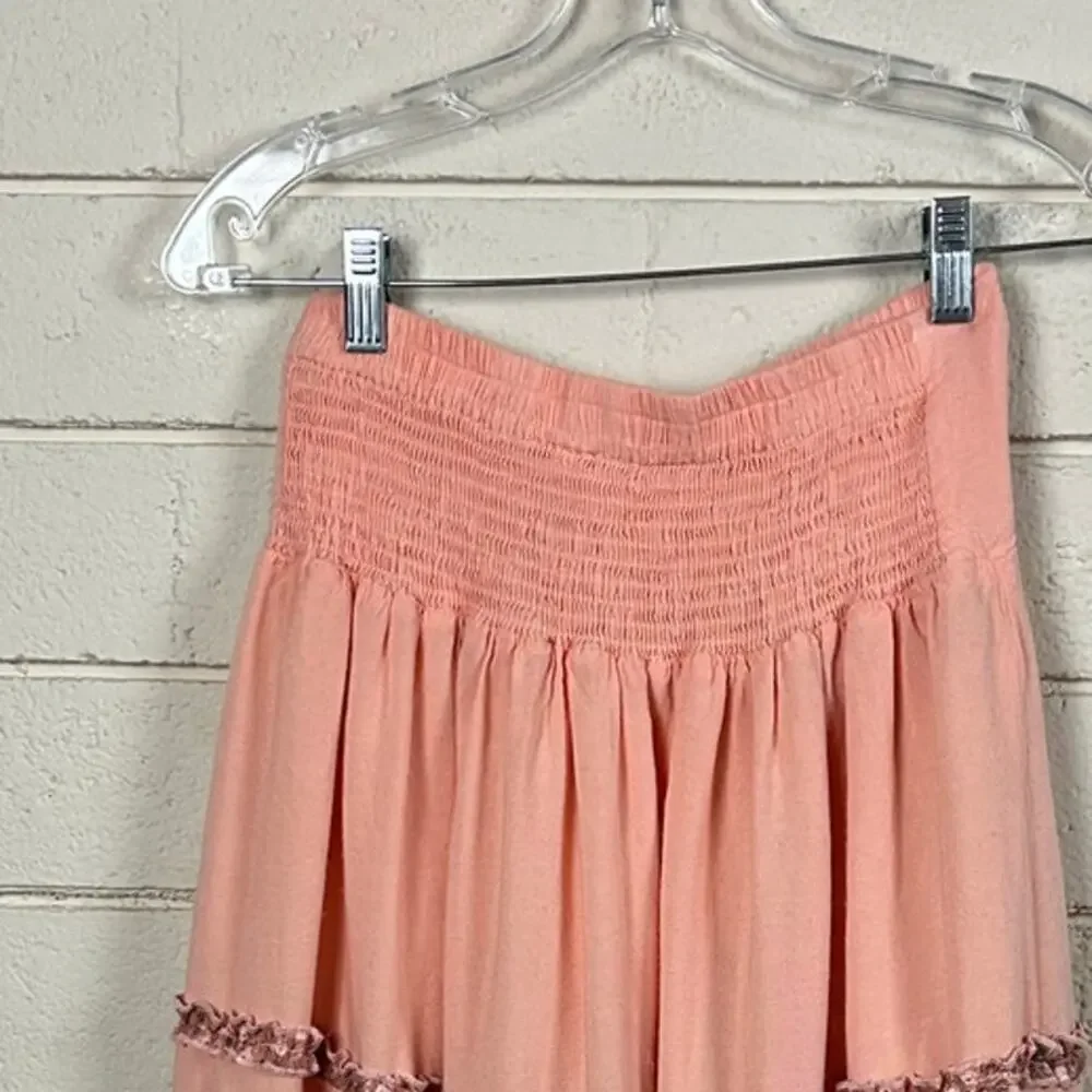 Allison New York Pink Ruffle Skirt size S